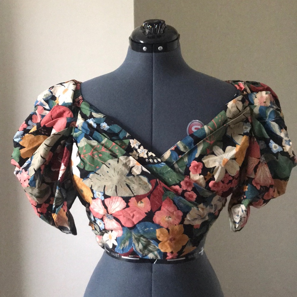 Floral crop top